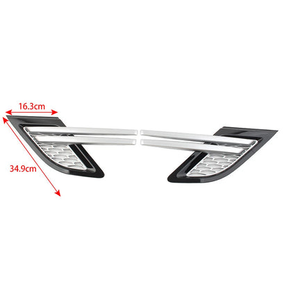 Silver Front Fender Air Vents Grill for Land Rover Range Rover Sport (14-17)