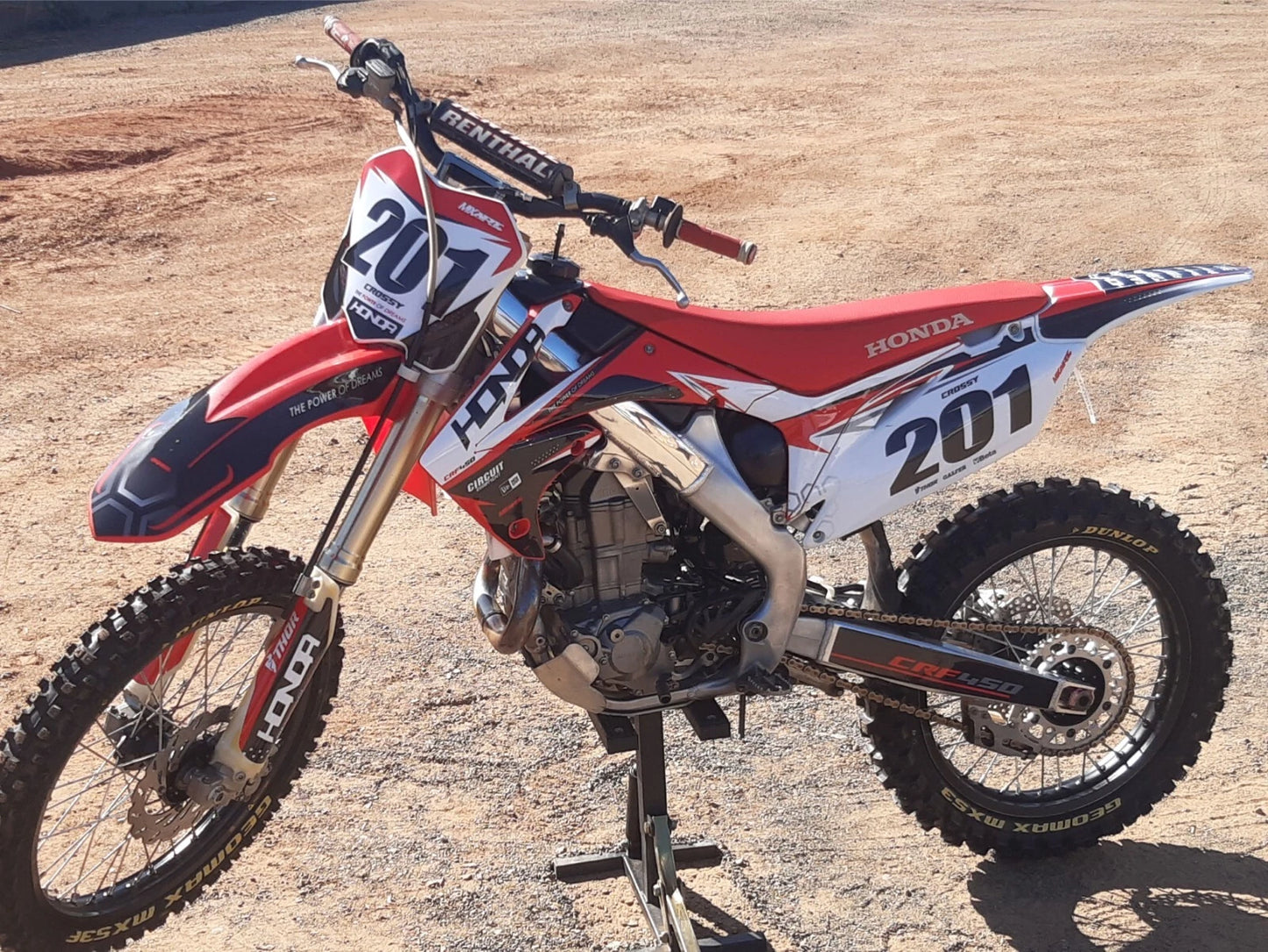 Graphic Kit for Honda CRF 450 (2009-2012) - EXACT Style Stickers