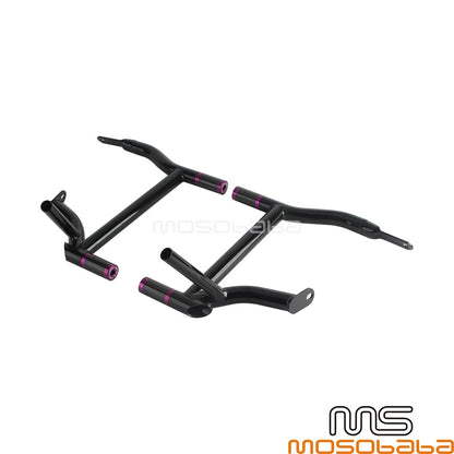 Saddlebag Guard Crash Bar & End Tube Sliders for Harley Road Glide (2015-2023)