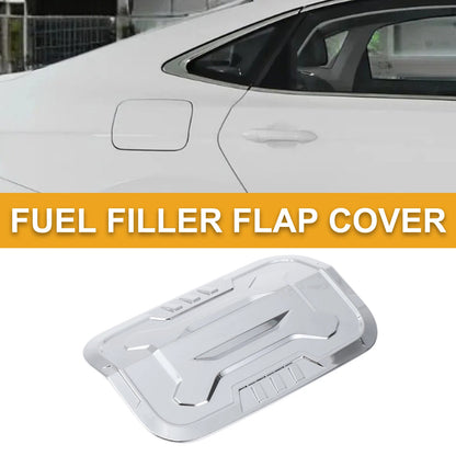 Fuel Tank Door Cap for Toyota Prado (2024-2025) Chrome Silver Tone