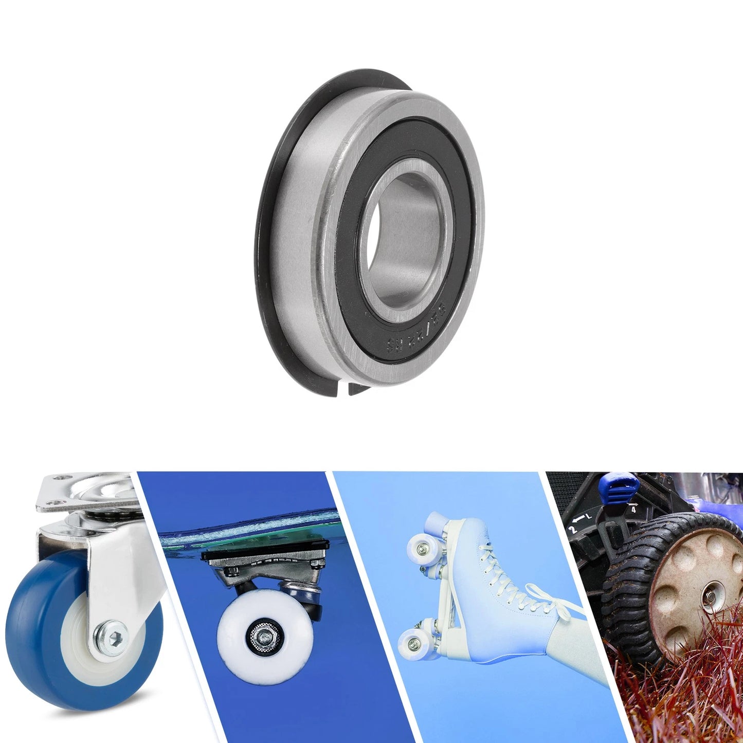 Deep Groove Ball Bearings 22x50x14mm for Scooter Skateboard Wheel
