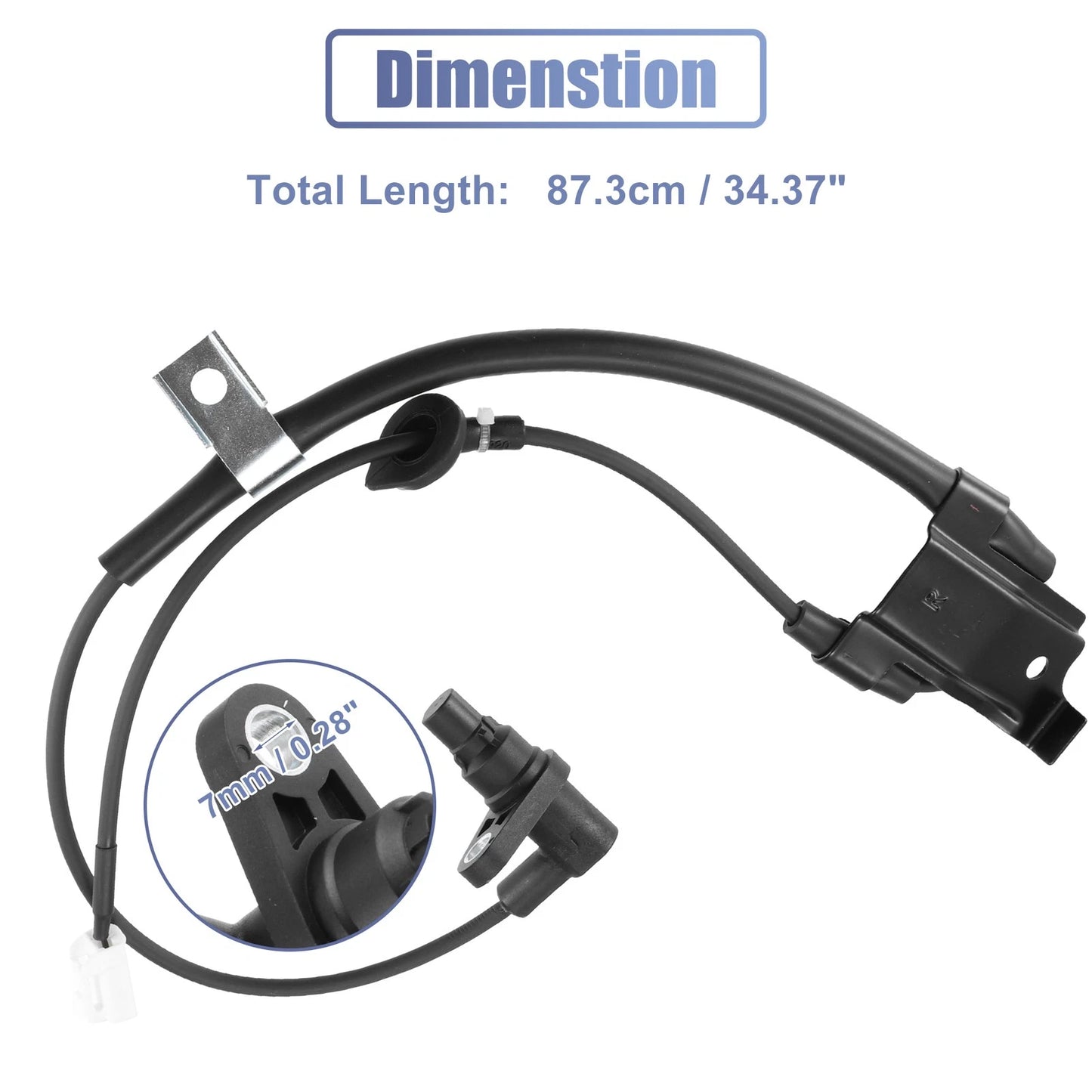 Rear Right ABS Wheel Speed Sensor for Toyota Highlander (2008-2014)