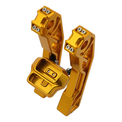 Handlebar Risers Gauge Mount for Harley Softail Fat Boy Low Rider (18-25)
