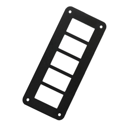 5 Gang Aluminum Rocker Switch Panel for Car Boat SUV