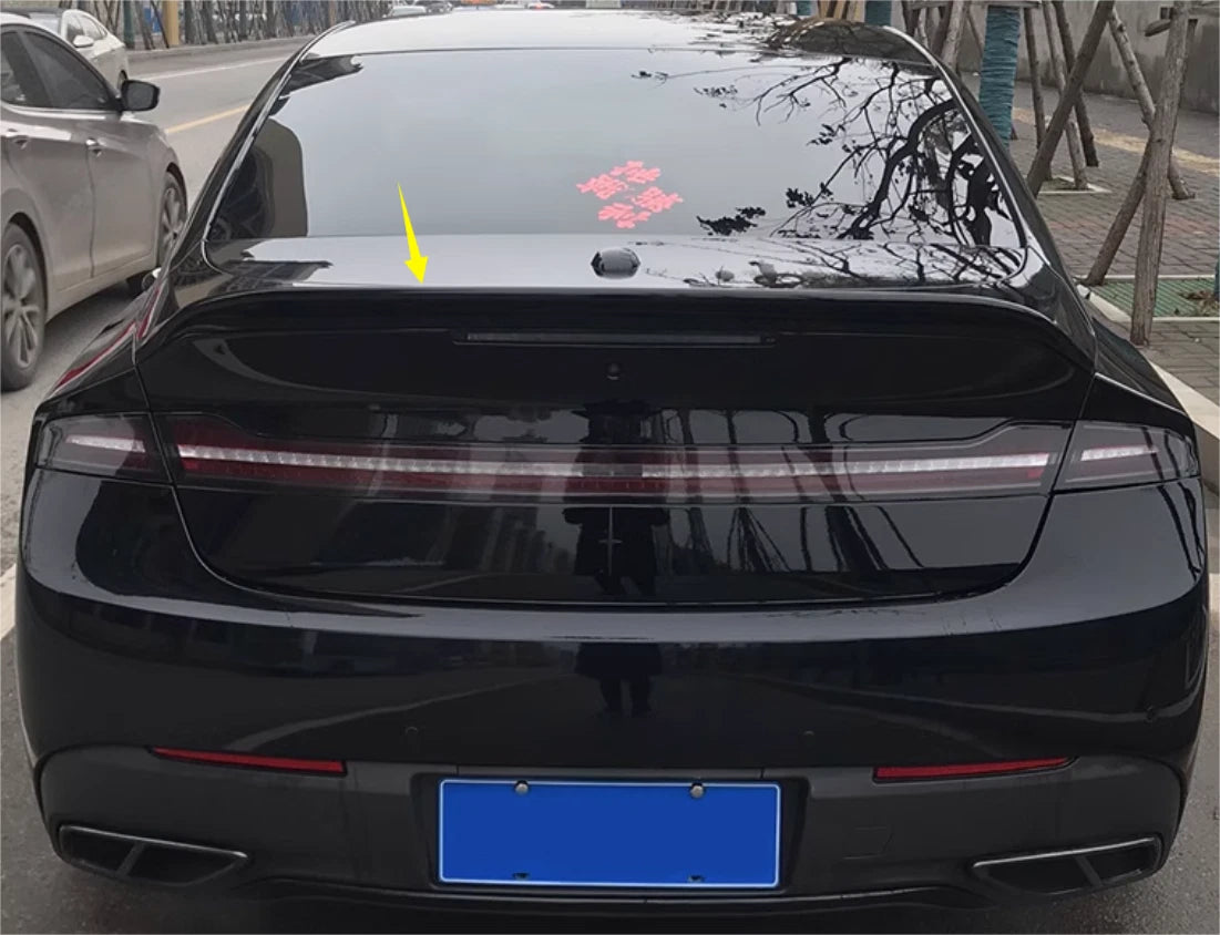 ABS Rear Trunk Spoiler Wing for Lincoln MKZ Sedan 2013-2020 Glossy Black