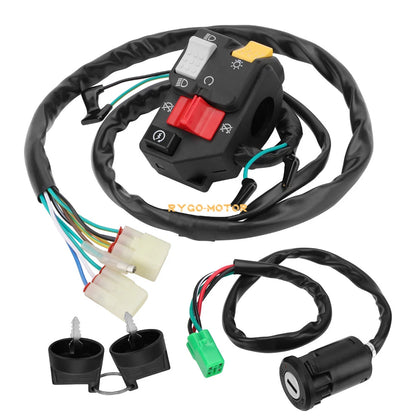 Handlebar & Key Switch for Honda TRX400X/TRX400EX Sportrax (2008–2014)