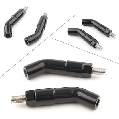 Black Mirror Stem Extenders for Harley Iron 1200 XL1200NS (2018-2019)