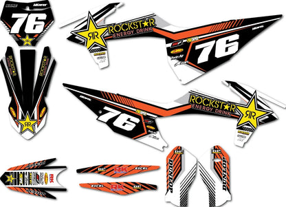 KTM SX 250 Graphics Full Kit 2019-2022 Chelsea Stickers