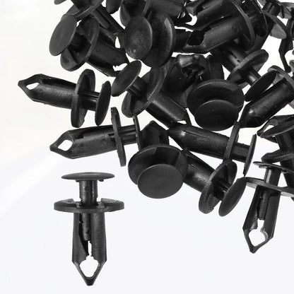 25 x Push Type Rivet Retainer Bumper Fender Fastener for Dodge Honda