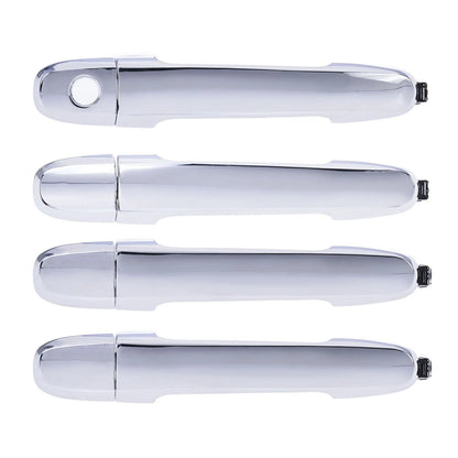 4pc Outer Door Handle Set for Toyota Camry Kluger RAV4 Hilux (1997–2023)