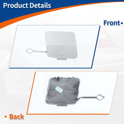 Front Bumper Tow Hook Cover for BMW 1 Series (2012-2019) - Ice Silver Metallic