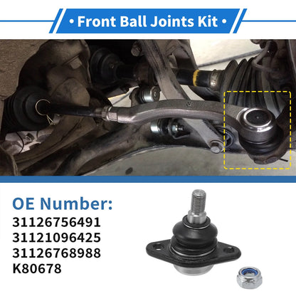 2 x Front Lower Ball Joints for BMW X5 (2000-2007)