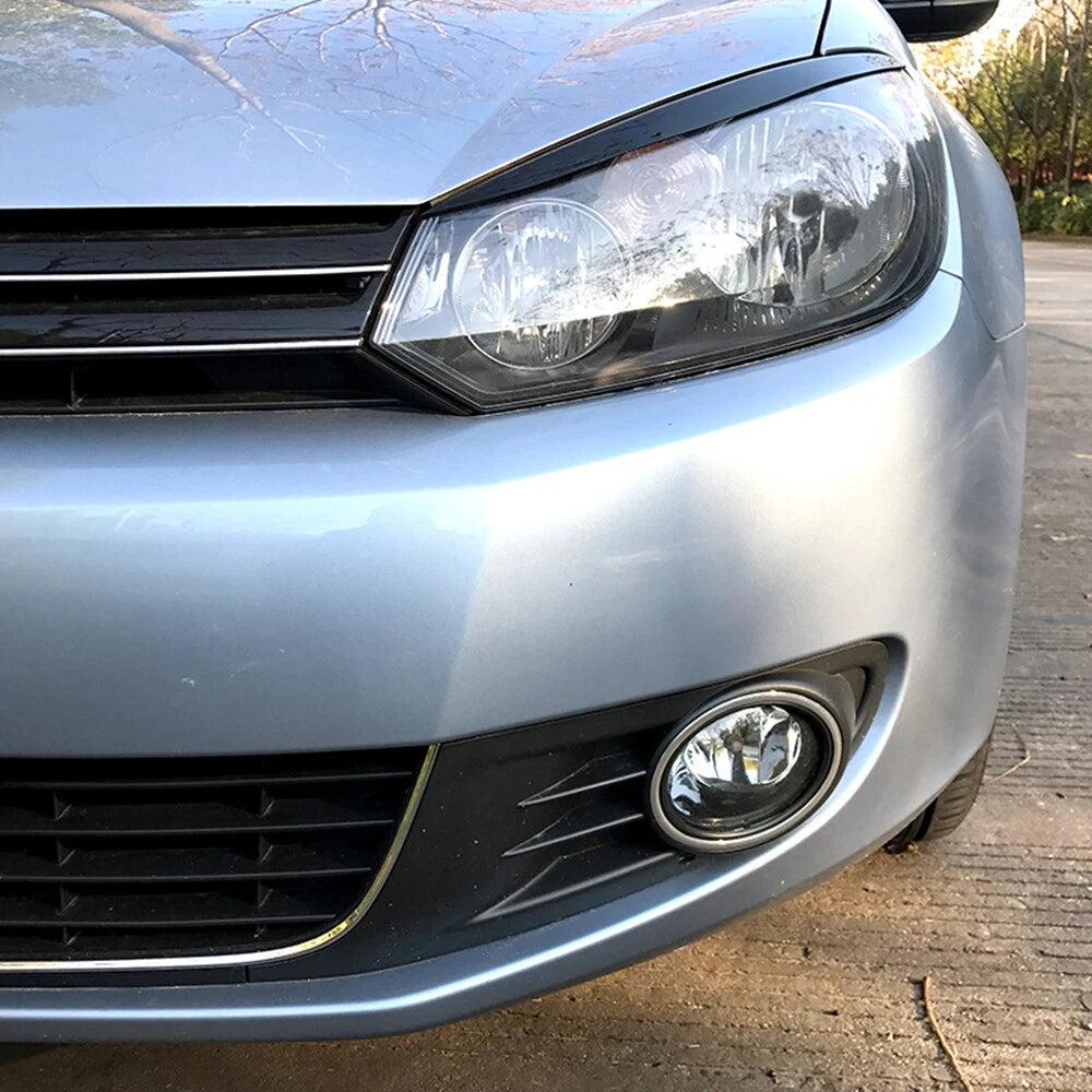 2 x Front Headlight Eyelid Covers for VW Golf VI MK6 GTI (2008-2013)