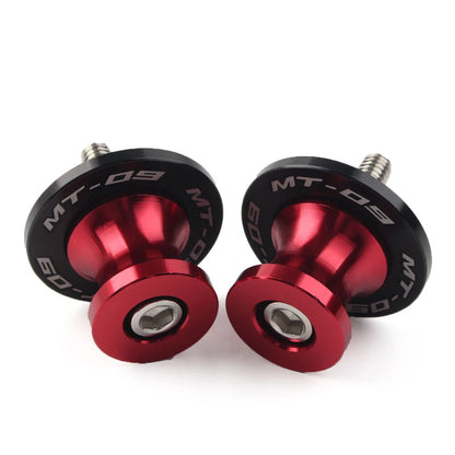 Red Motorcycle 6MM Swingarm Spools Sliders for YAMAHA MT-09 FZ09 (2013-2022)