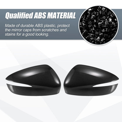 Rearview Mirror Cover Overlay Carbon Fiber for Mazda CX-3 (2017-2018)