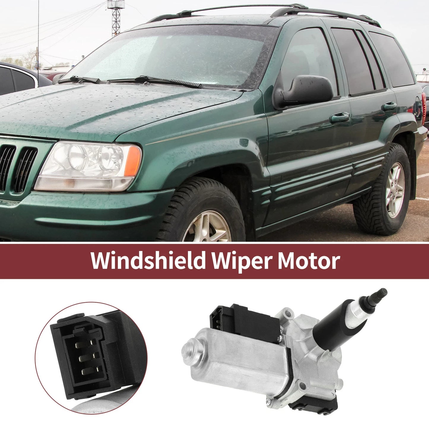 Rear Windshield Wiper Motor for Jeep Grand Cherokee (1993-1998)