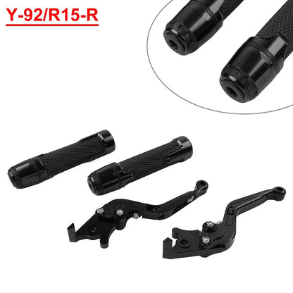 CNC Brake Clutch Lever Handlebar Grip Set for Yamaha MT-15 XSR155 XTZ125