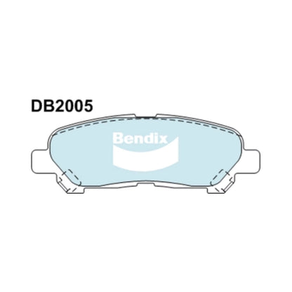 4WD Rear Disc Brake Pad Set for Toyota Kluger (2007–2014)