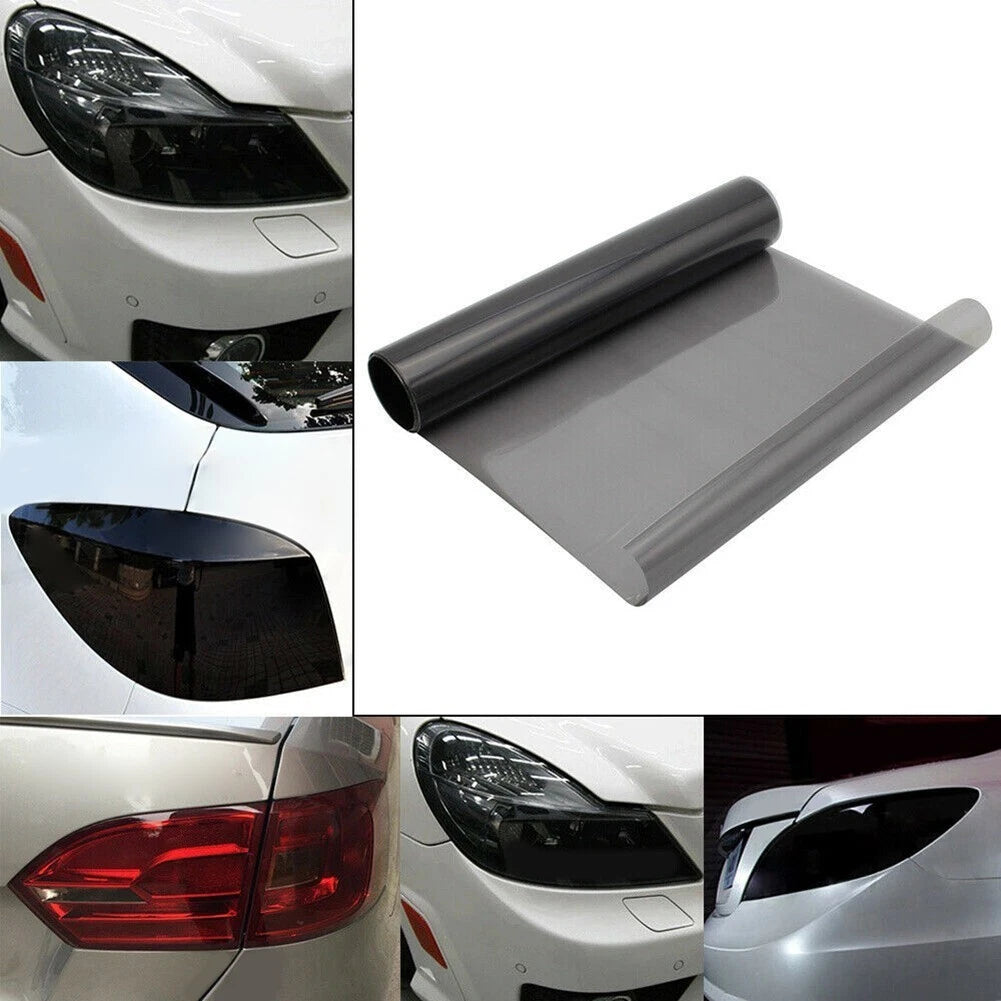 Black Vinyl Film / 1 Roll / Car Film Headlights Tail Lights Tint Vinyl Wrap for Car