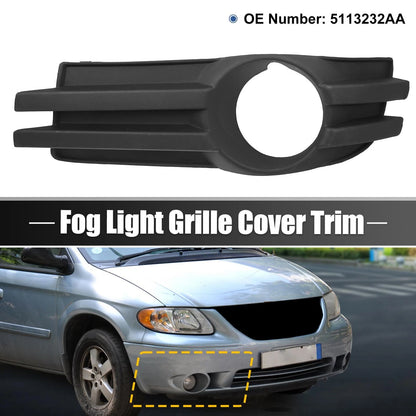 Front Left Fog Light Grille Cover for Dodge Grand Caravan (2008-2010)