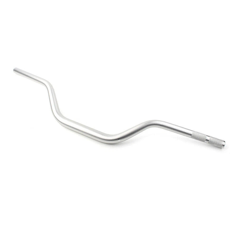 1 1/8" Mid Handlebar Fat Bars for Dirt Pit Bike Motorcycle ATV MX Silver