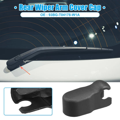 Rear Windshield Wiper Arm Nut Cap for Ford C-Max (2003-2007) Black