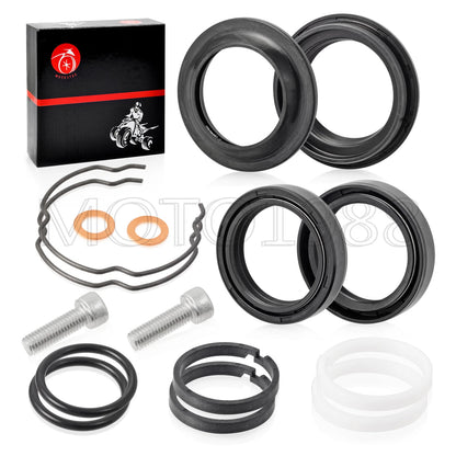Front Fork Dust Oil Seals Rebuild Kit 39mm for Harley Sportster XL883/XL1200/FXD