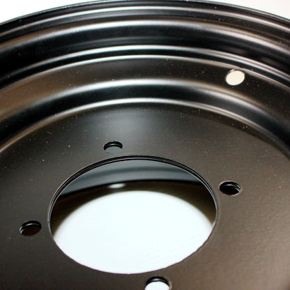 Black 10" Front Wheel Rims for Quad Dirt Bike ATV Buggy (90mm Hole)