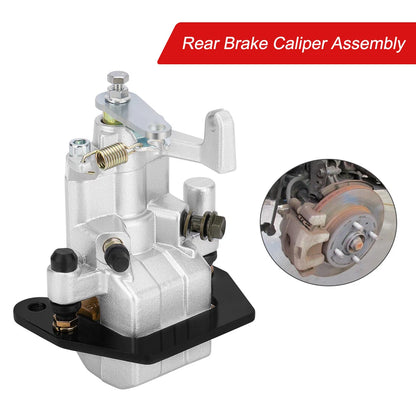 Rear Brake Caliper & Pads for Yamaha Rhino 450 YXR450F 4x4 (2006–2009)