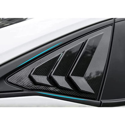 Window Scoop Side Slat 2 x Carbon Fiber for 2022 Honda Civic (2022)