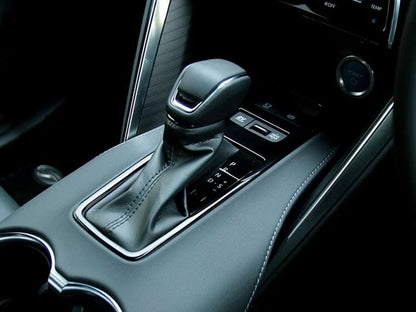 Interior Gear Shift Panel Cover for 2020-2024 Toyota Harrier Venza Black Frame