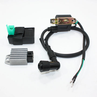 Ignition Coil, CDI Unit, Regulator for 110cc 125cc PIT Quad Dirt Bike ATV