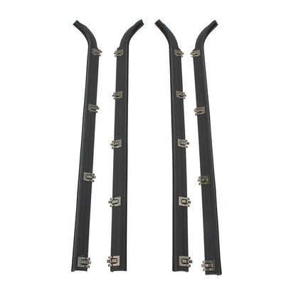 4 x Door Window Seal Weatherstrip for Ford F150 F250 F350 (1987-1997)