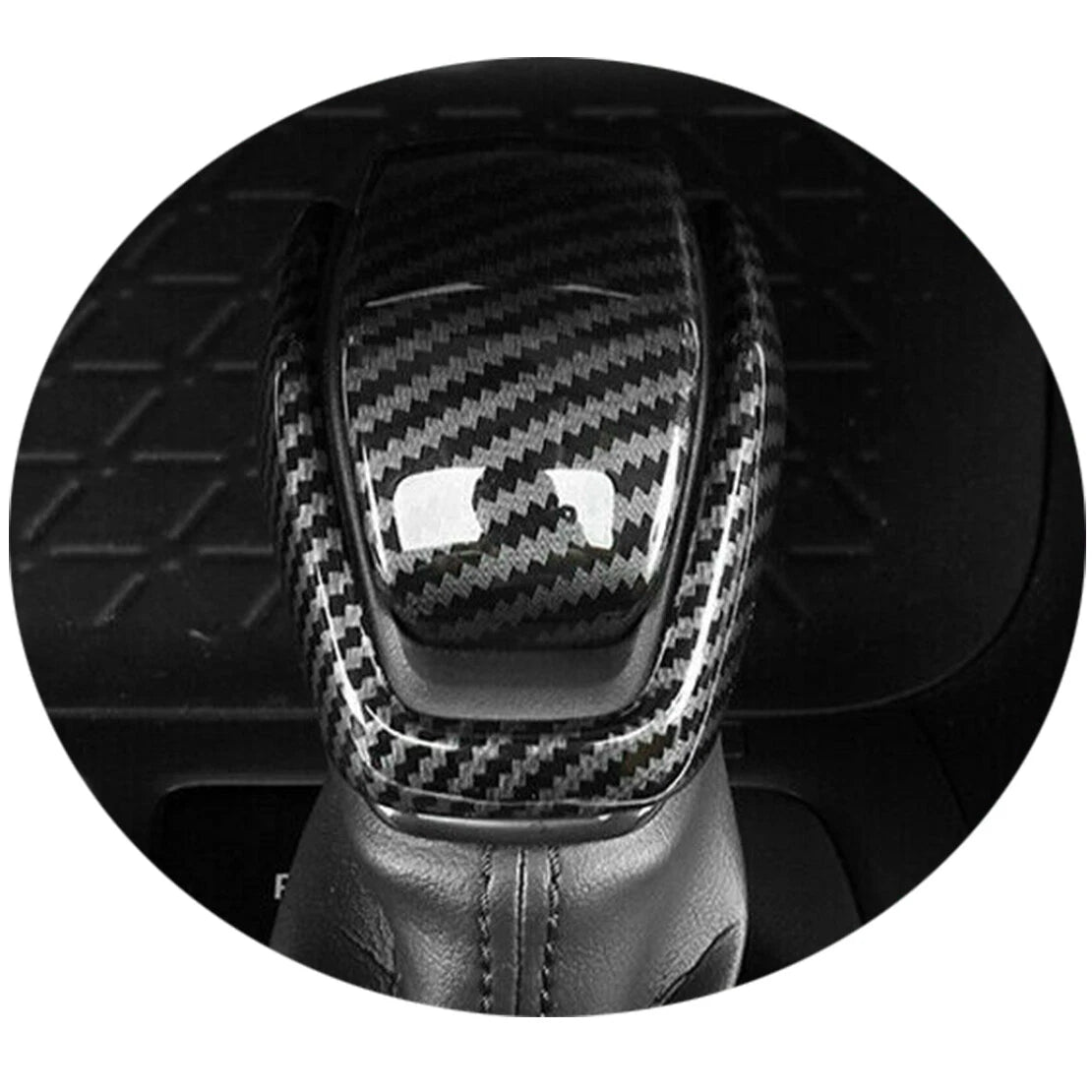 Carbon Fiber Gear Shift Knob Cover for Toyota RAV4 (2019-2021)