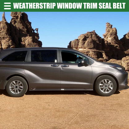 Front Right Door Window Belt Weatherstrip for Toyota Sienna (2011-2020)