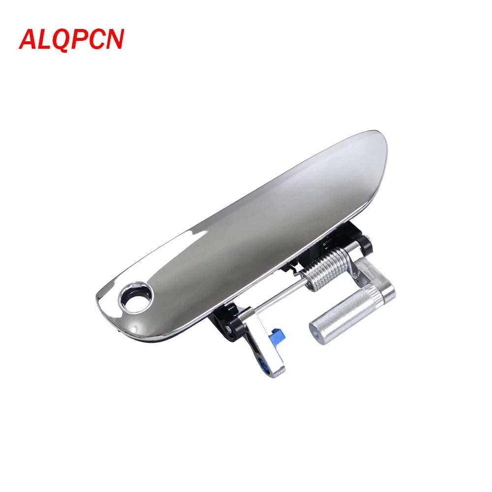 Front Left Exterior Door Handle Keyhole Chrome for Honda Fit (2009-2013)