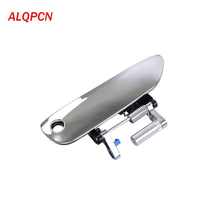 Front Left Exterior Door Handle Keyhole Chrome for Honda Fit (2009-2013)
