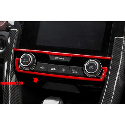 AC Air Conditioning Panel Strip Bezel for Honda Civic (2016-2020)