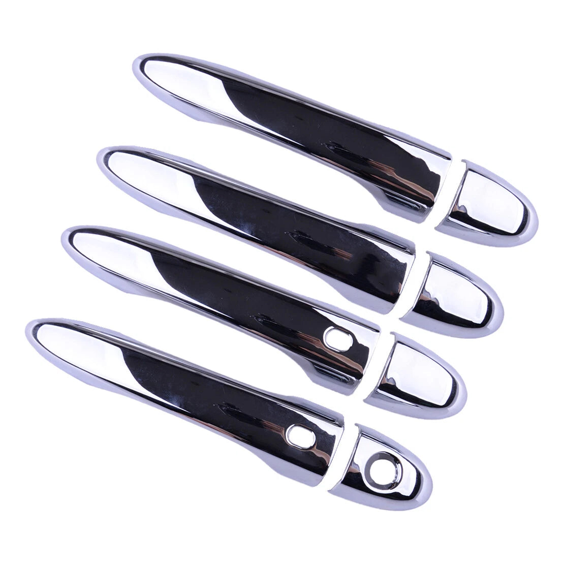 Chrome Exterior Door Handle Cover Trim for Fiat 500X (2016-2023)