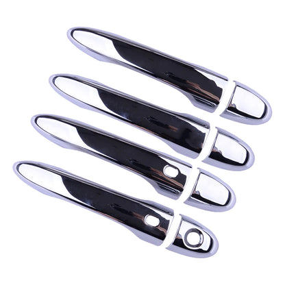 Chrome Exterior Door Handle Cover Trim for Fiat 500X (2016-2023)