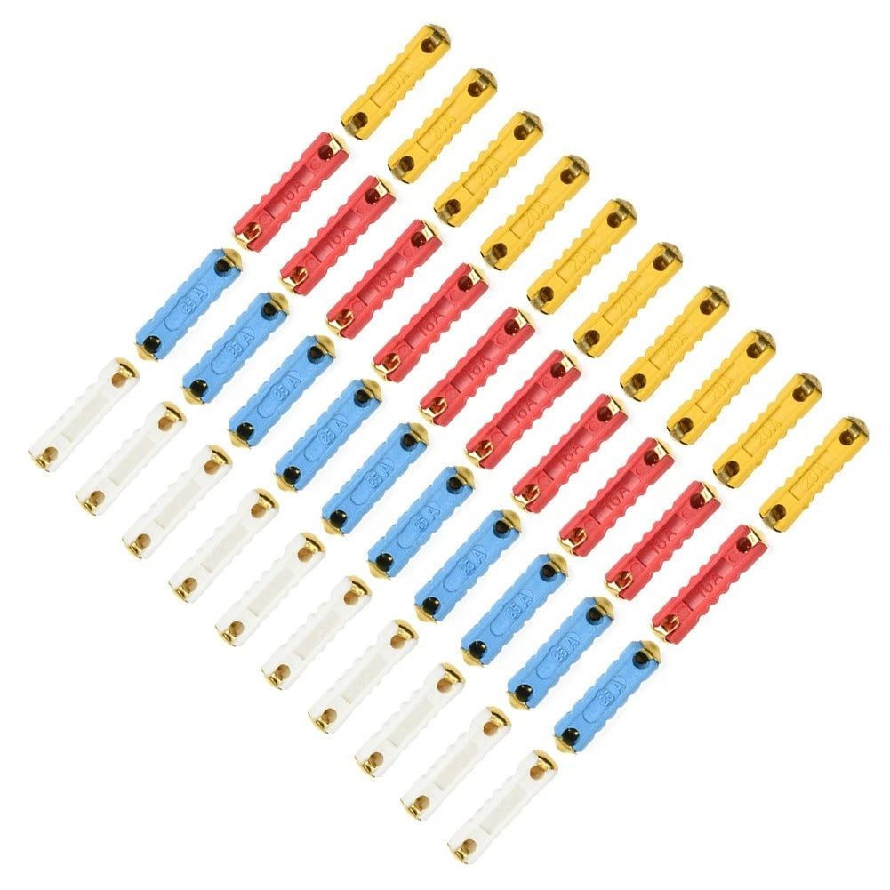 Fuses 40pcs 5A 8A 16A 25A Copper for Automotive Cars US