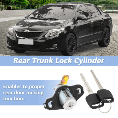 Trunk Lock Cylinder w/ 2 Keys for Toyota Corolla 2003-2008