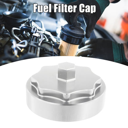 Fuel Filter Housing Cap Cover - Silver for Dodge Ram 2500-3500 (2010-2020)