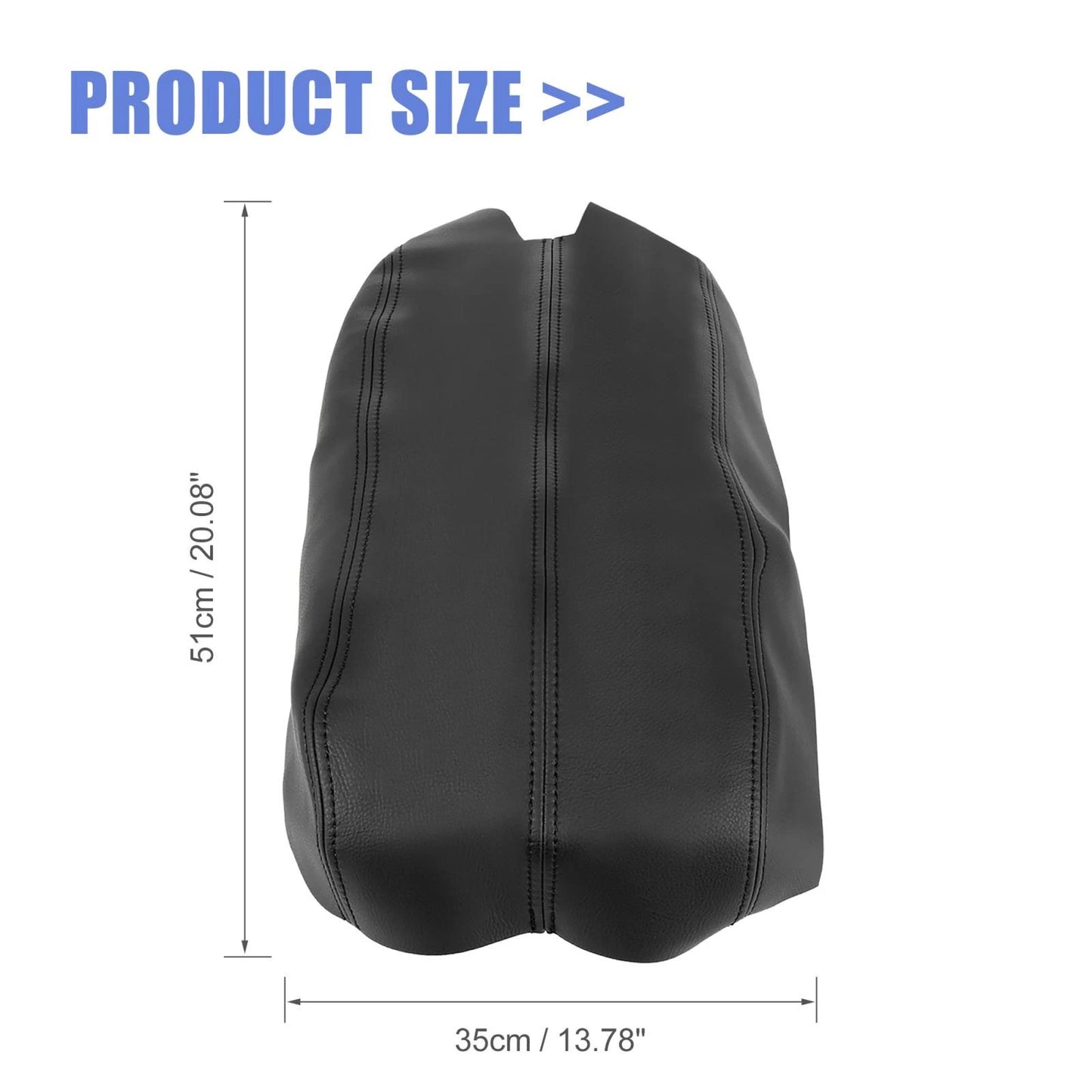 Center Console Lid Armrest Cover for Acura RDX (2007-2012) Black