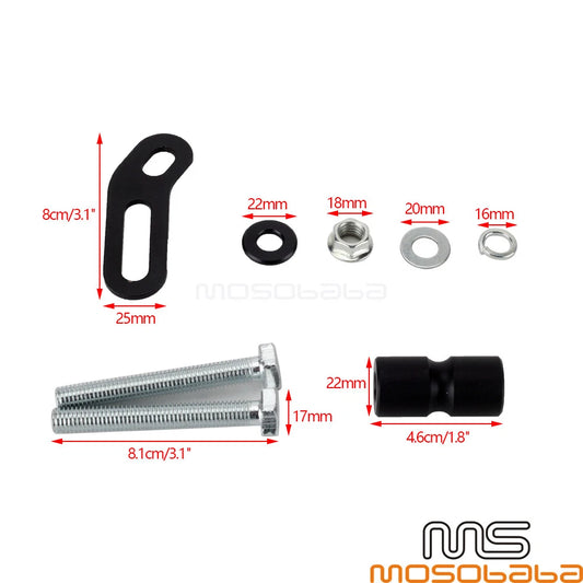 15" Clear Windshield Headlight Fairing & Extension Kits for Harley Softail (2018-2023)