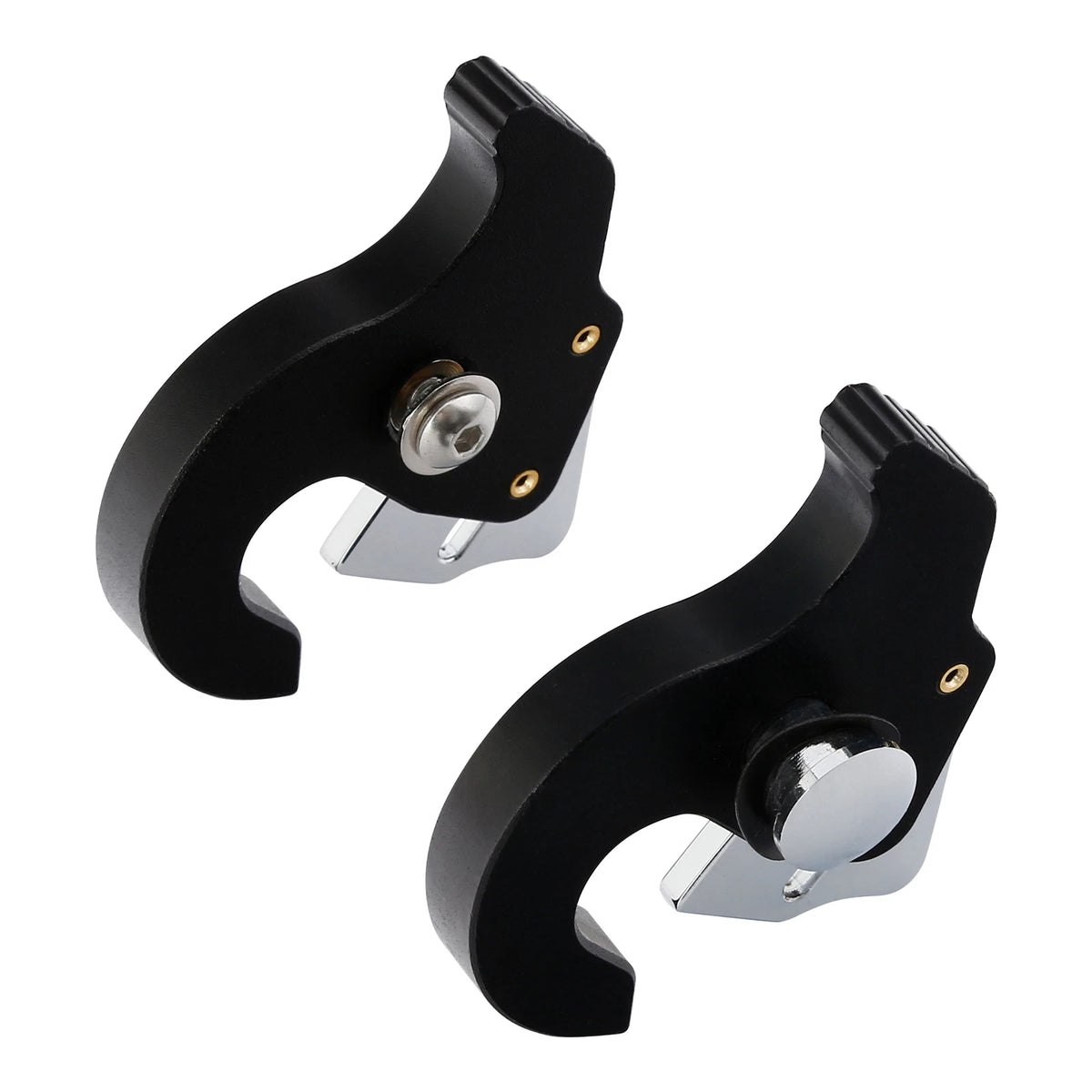 Sissy Bar Luggage Rack Docking Latch Clip Kit for Harley Touring FLHR Black