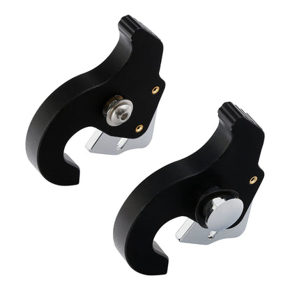 Sissy Bar Luggage Rack Docking Latch Clip Kit for Harley Touring FLHR Black