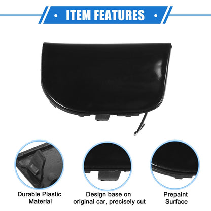 Front Left Tow Hook Cover for Toyota Prius 2012-2015 Black
