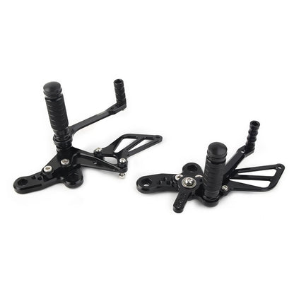 Moto Rear Set Foot Pegs for Suzuki Hayabusa GSX1300R (1999-2008) Black