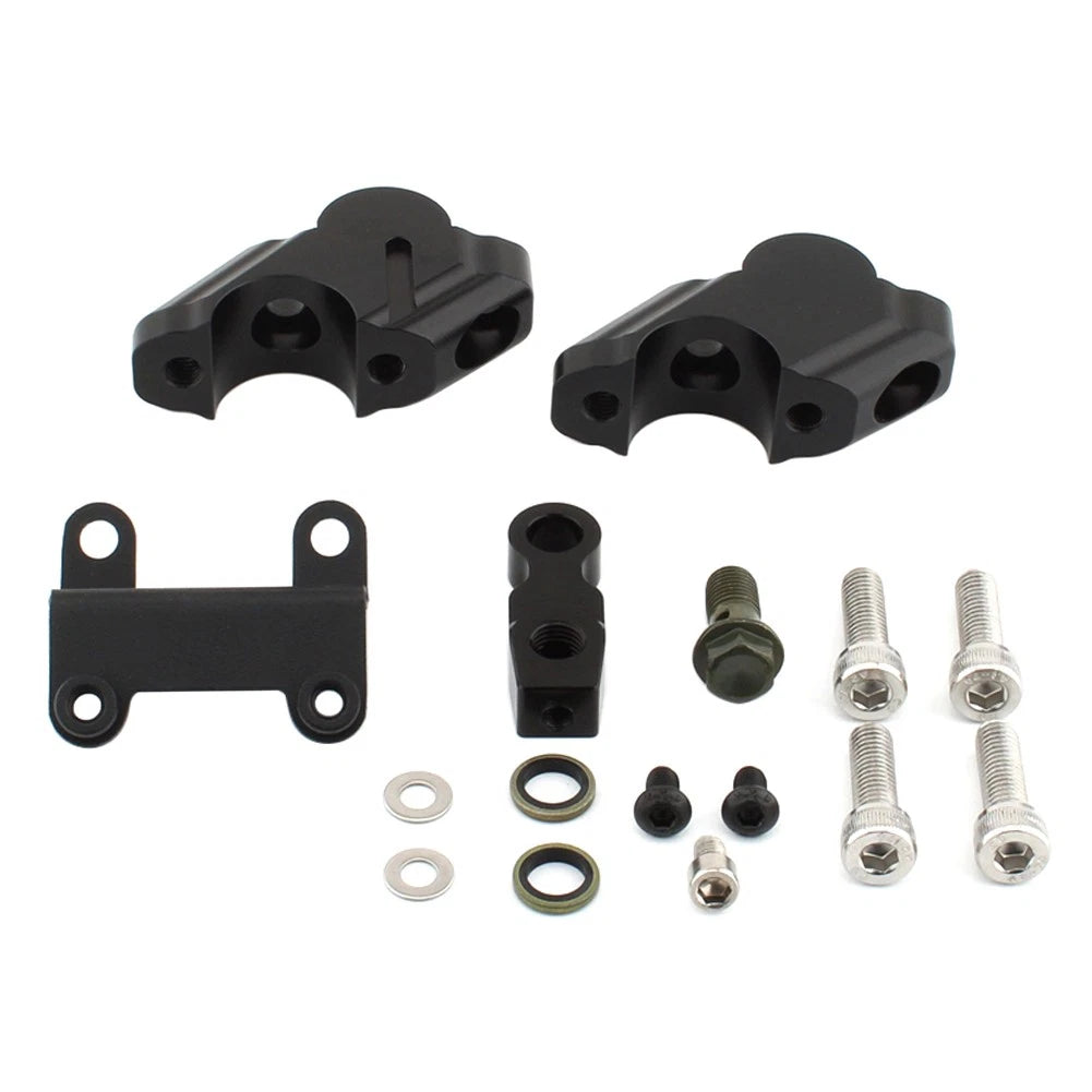 Handlebar Risers w/ Brake Hose Extension for Yamaha MT-07 (2014-2023)